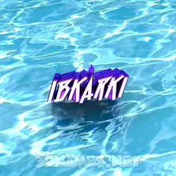 ibkarki in Water style - 3D name wallpaper