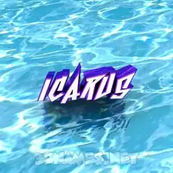 icarus in Water style - 3D name wallpaper