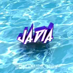 jadia in Water style - 3D name wallpaper