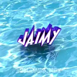 jaimy in Water style - 3D name wallpaper