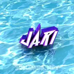 jari in Water style - 3D name wallpaper
