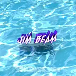jim beam in Water style - 3D name wallpaper