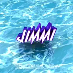 jimmi in Water style - 3D name wallpaper