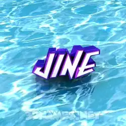 jine in Water style - 3D name wallpaper
