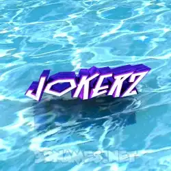 jokerz in Water style - 3D name wallpaper