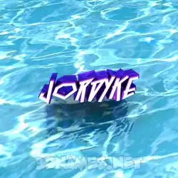 jordyke in Water style - 3D name wallpaper