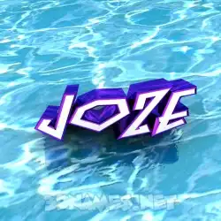 joze in Water style - 3D name wallpaper