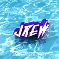 jrew in Water style - 3D name wallpaper