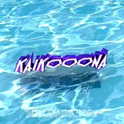 kaikooona in Water style - 3D name wallpaper