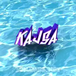 kajsa in Water style - 3D name wallpaper