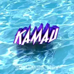 kamau in Water style - 3D name wallpaper