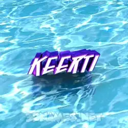 keerti in Water style - 3D name wallpaper