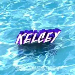 kelcey in Water style - 3D name wallpaper