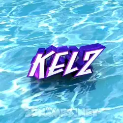 kelz in Water style - 3D name wallpaper