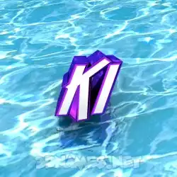 ki in Water style - 3D name wallpaper