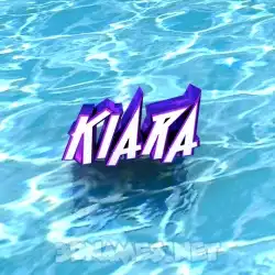 kiara in Water style - 3D name wallpaper