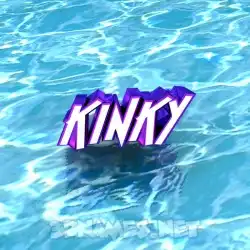 kinky in Water style - 3D name wallpaper