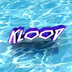 klood in Water style - 3D name wallpaper