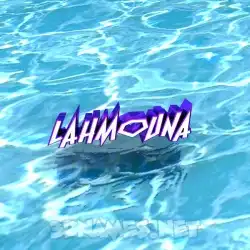 lahmouna in Water style - 3D name wallpaper