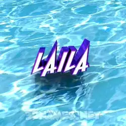 laila in Water style - 3D name wallpaper