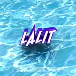 lalit in Water style - 3D name wallpaper