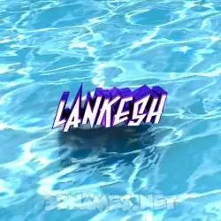 lankesh in Water style - 3D name wallpaper