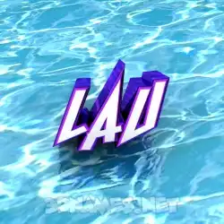 lau in Water style - 3D name wallpaper