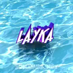 layka in Water style - 3D name wallpaper