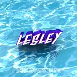 lesley in Water style - 3D name wallpaper
