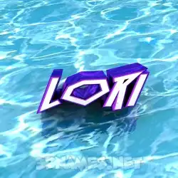 lori in Water style - 3D name wallpaper
