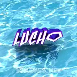 lucho in Water style - 3D name wallpaper