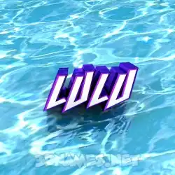 lulu in Water style - 3D name wallpaper