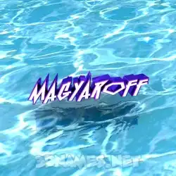 magyaroff in Water style - 3D name wallpaper
