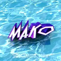 mako in Water style - 3D name wallpaper