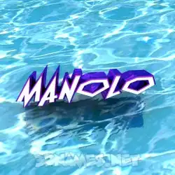 manolo in Water style - 3D name wallpaper