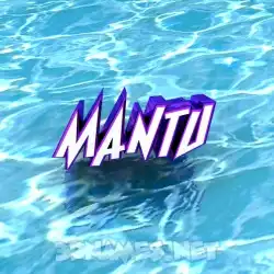 mantu in Water style - 3D name wallpaper