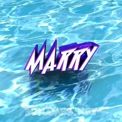 marry in Water style - 3D name wallpaper