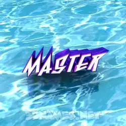 master in Water style - 3D name wallpaper