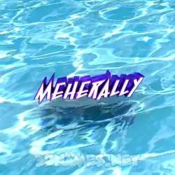 meherally in Water style - 3D name wallpaper