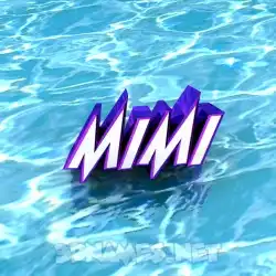 mimi in Water style - 3D name wallpaper