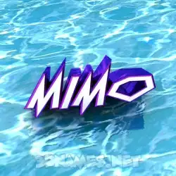 mimo in Water style - 3D name wallpaper