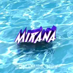 mirana in Water style - 3D name wallpaper