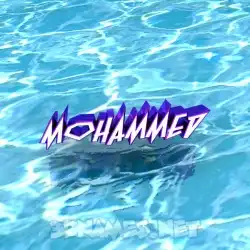 mohammed in Water style - 3D name wallpaper