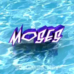 moses in Water style - 3D name wallpaper