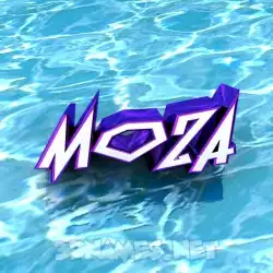 moza in Water style - 3D name wallpaper
