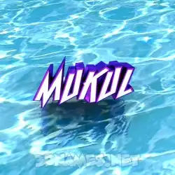 mukul in Water style - 3D name wallpaper
