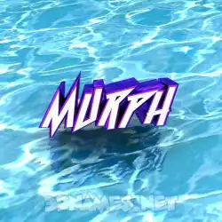 murph in Water style - 3D name wallpaper