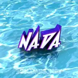 nada in Water style - 3D name wallpaper