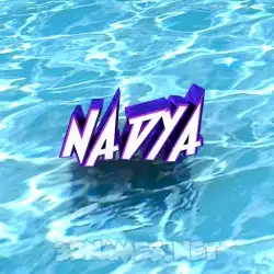 nadya in Water style - 3D name wallpaper