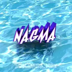 nagma in Water style - 3D name wallpaper